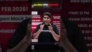 All India Open Mock Test #cuetpg2026 #cuetpgpreparation #cuetpgstrategy