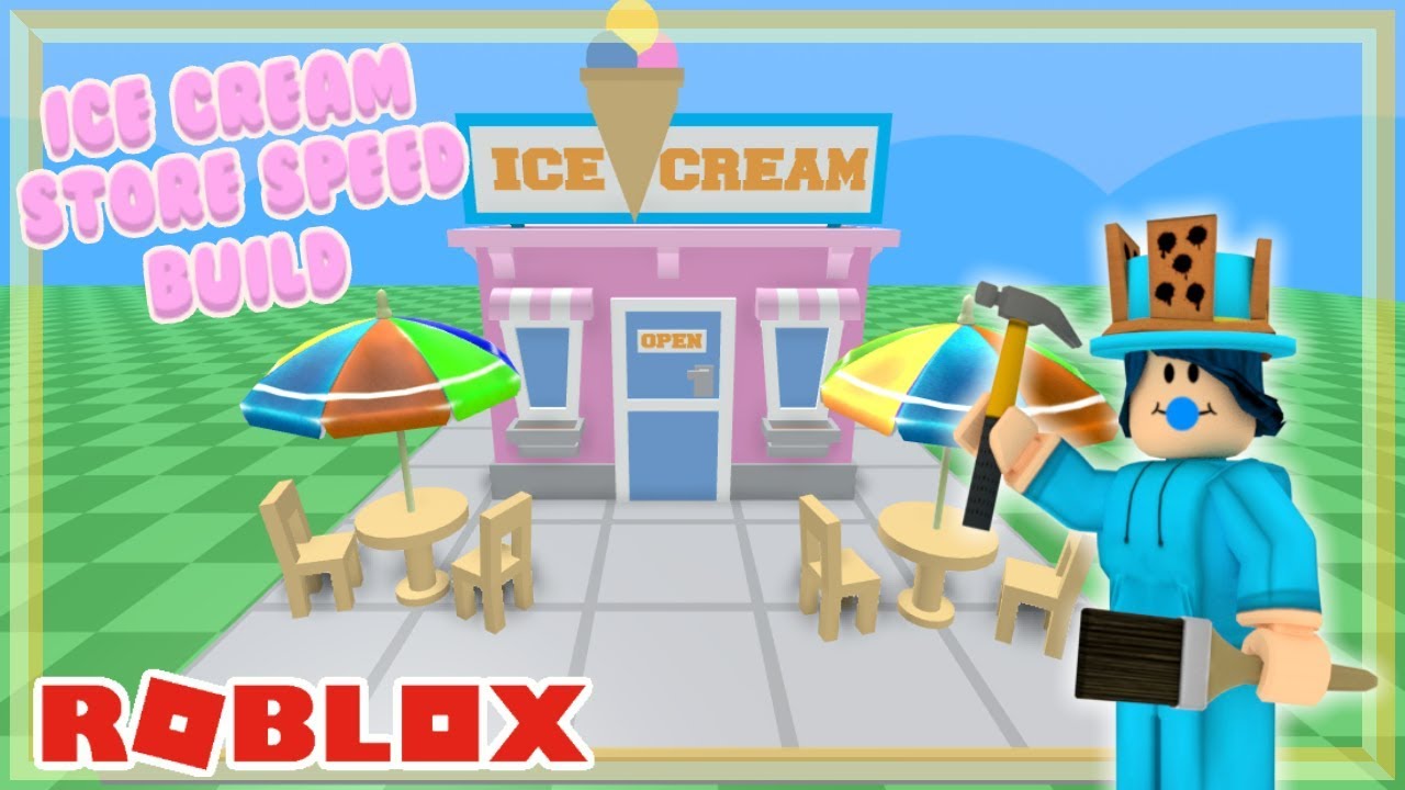 Ice Cream Shop Speed Build Roblox By Sunworks - ice cream shop audio roblox