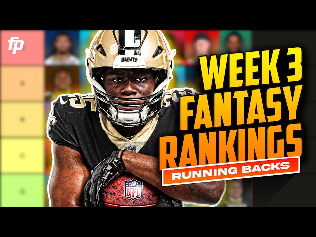 2023 NFL Week 3 Fantasy Football Rankings