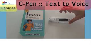 C-Pen 2 Reader Pen - Text to Voice function