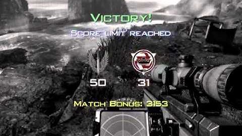 MW3 EPIC Crossmap Throwing Knife on Aground!