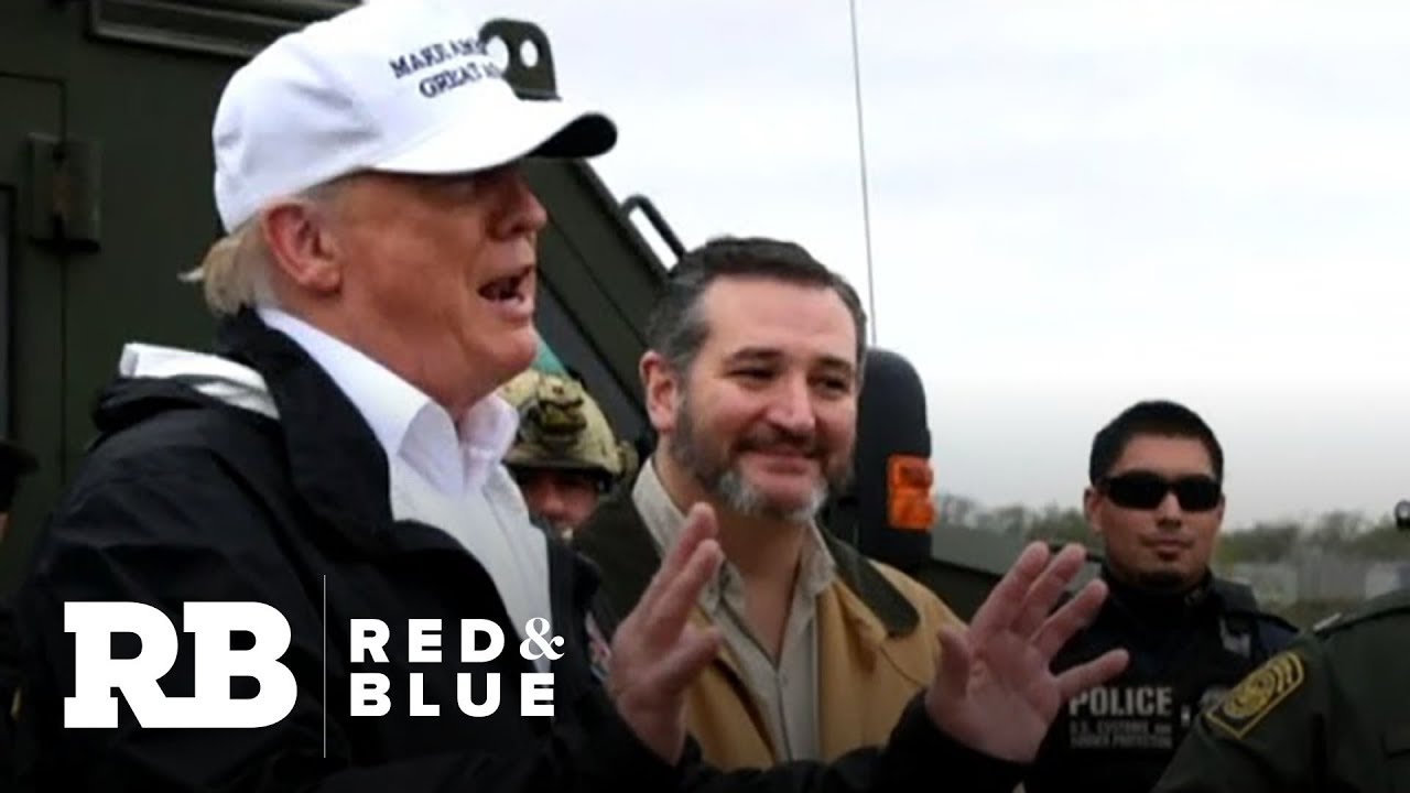 Trump stands firm on wall, visits where he wants it built