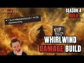 Whirlwind damage build  spin2win buffs for season 4 diablo 4