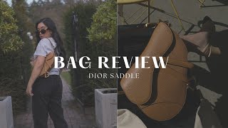 BAG REVIEW - DIOR SADDLE BAG | What fits inside & still worth it? | Lindsay BonBon