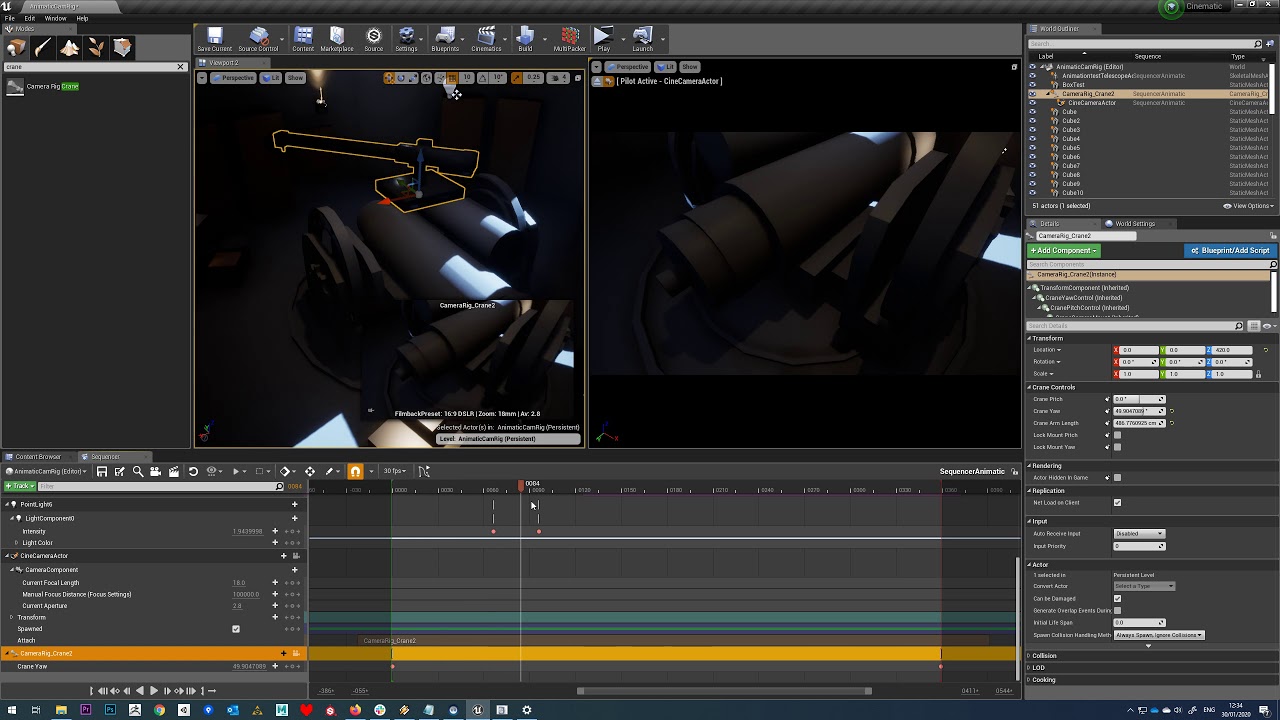 Tutorial - UE4 CameraCrane - YouTube