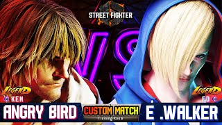 SF6🔥 AngryBird (KEN)  Vs  Ending Walker (ED #3rank)  Destroyed ED Gameplay ! 🔥 SF6 DLC Replays 🔥