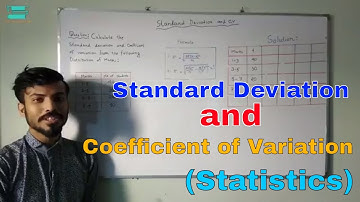 Standard Deviation and Coefficient of Variation I HSC statistics I BBA Statistics I Bangla tutorial