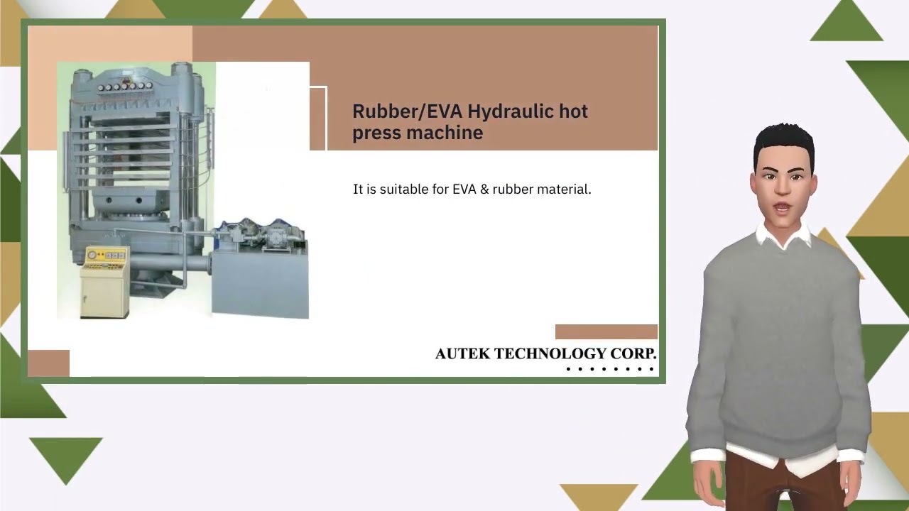 Rubber/EVA Hydraulic hot press machine | AUTEK TECHNOLOGY CORP. | Taiwantrade