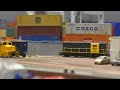 Rangeren met de Roco NS 2435 met DCC Sound op de havenbaan Kaj-M