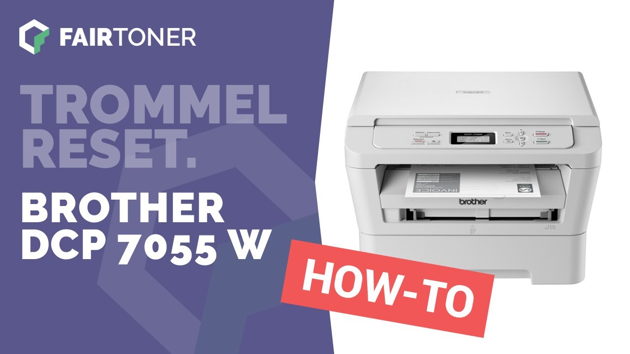 Brother Dcp 7055 Zieht Kein Papier Ein Anleitung: Brother DCP-7055 W Trommel Reset 🛠 - YouTube