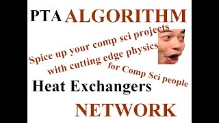 Heat Exchanger Networks & PTA ALGORITHM @PackSciences