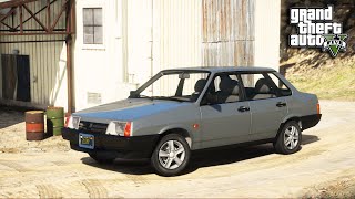 КАК УСТАНОВИТЬ МАШИНУ В ГТА 5 // МОД VAZ 21099 // # 53