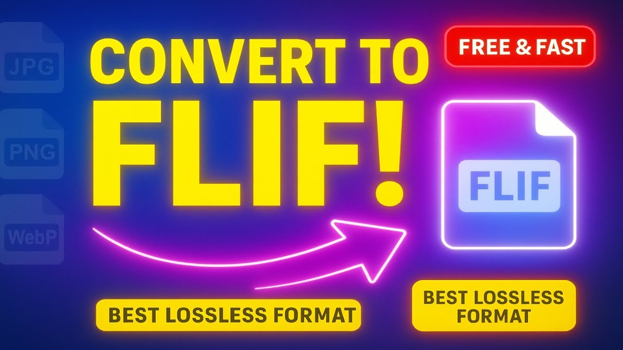How to Convert Any Image to FLIF — Best Lossless Format, Free & Fast