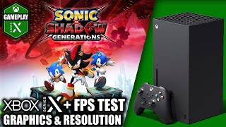 Sonic X Shadow Generations - Xbox Series X Gameplay + FPS Test
