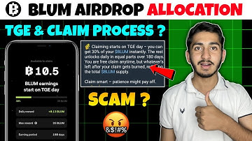 Blum Airdrop checker is live | Blum Airdrop allocation | Blum Airdrop new update today