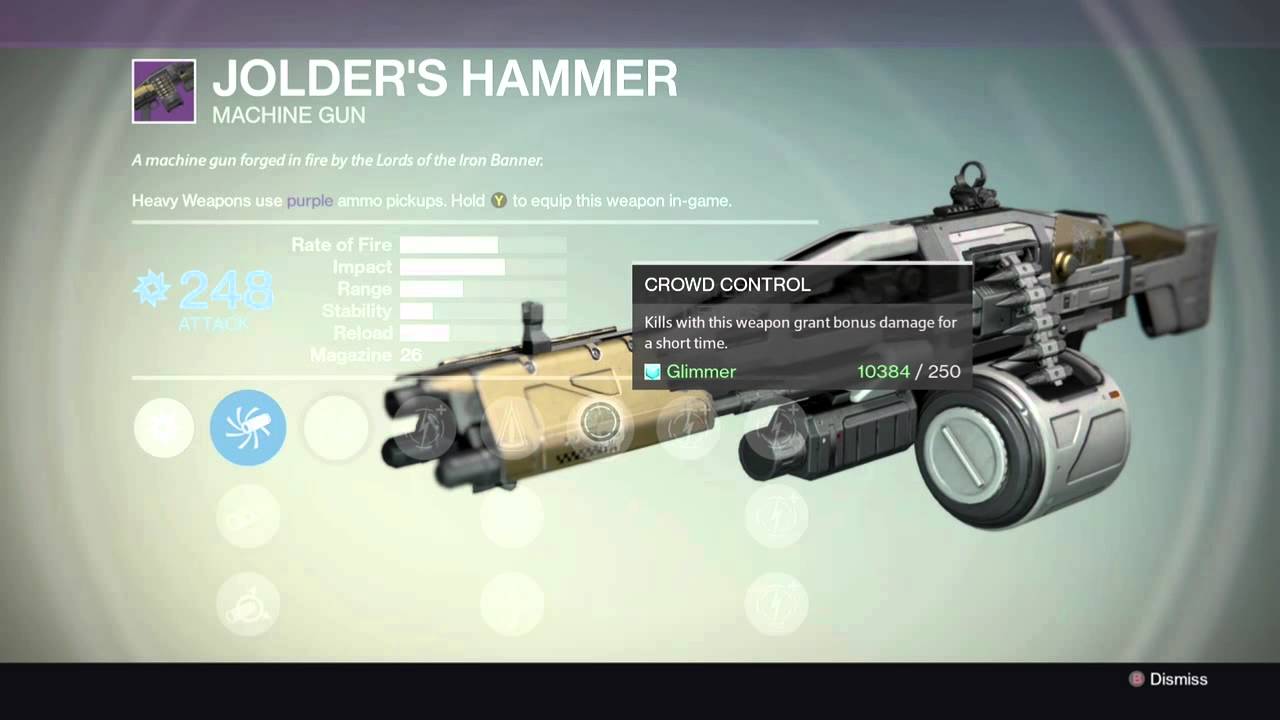 iron banner reforging