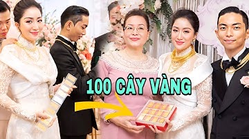 TOÀN CẢNH: Đám Cưới Khánh Thi - Phan Hiển. hơn 15.000 bông hồng. Sính lễ hàng 100 cây vàng
