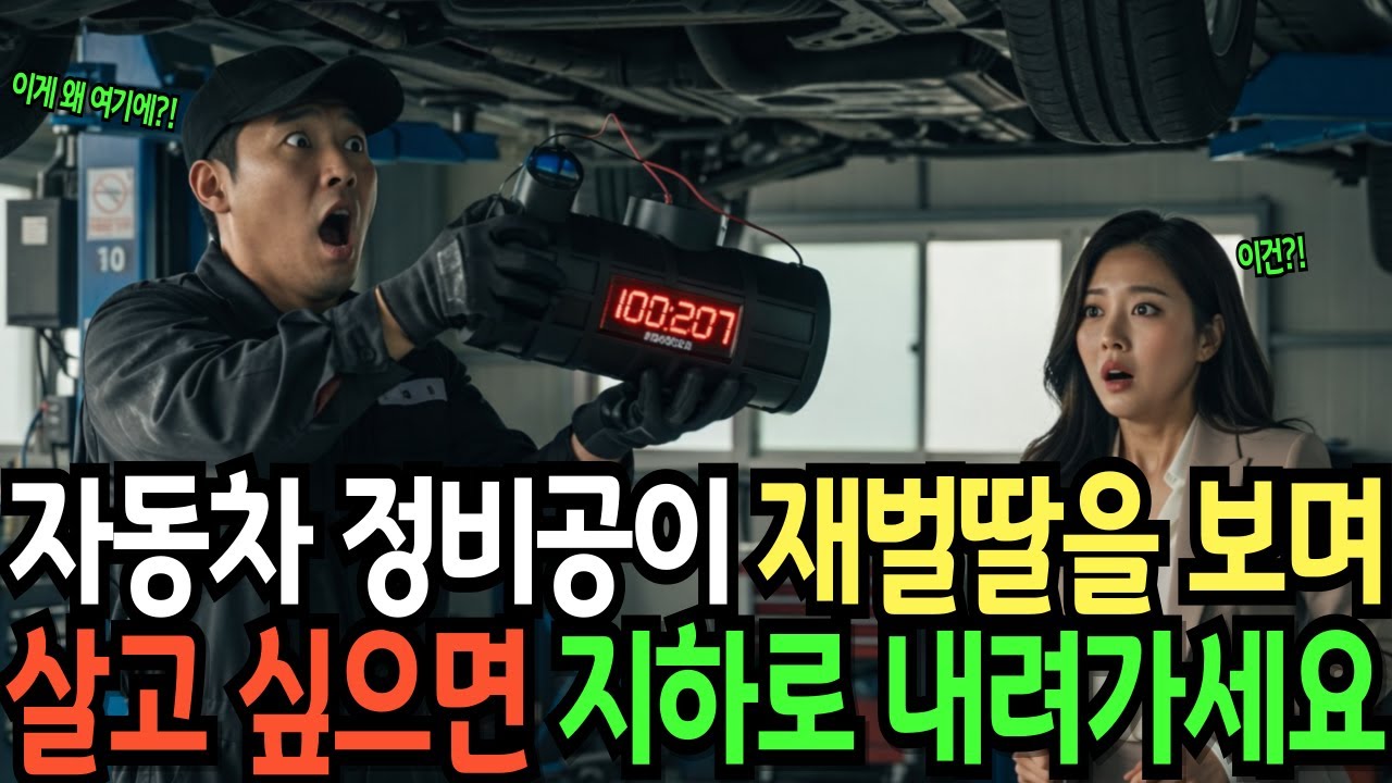 자동차 정비공이 차를 고치다가 팀장님 당장 지하로 대피세요 라고한다. 이를 들은 팀장은 충격에 휩싸이는데...