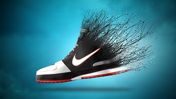 Photoshop Tutorial | Creative Shoe Dispersion Effect | Photo Manipulation