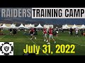 Las Vegas Raiders Training Camp 07 31 22