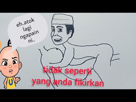 Cara Menggambar Kartun Upin Ipin Dari Gambar Tok Dalang | Art | how to draw