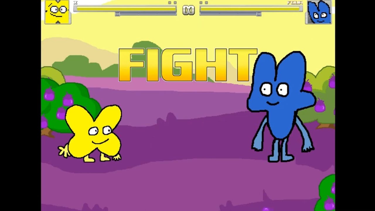 Four VS. X (BFB) - Maximum Health (BFDI) | M.U.G.E.N