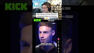 xQc reacts to Cole Palmer’s unpopular take on cinemas😂🔥 #xqc #colepalmer #shorts #cinema