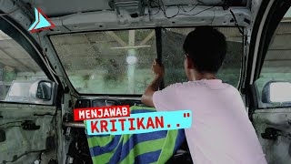 CARA PASANG KACA FILM || KACA DEPAN GRANDMAX. 