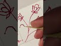 new floral henna tattoo design11 #tutorial:11#🥀🥰👌 #simple#easy#quick#unique#mehndi