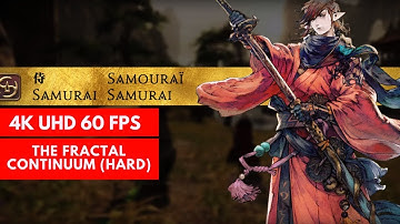 FFXIV STORMBLOOD: The Fractal Continuum (Hard) - SAMURAI GAMEPLAY 101[4K/60FPS]