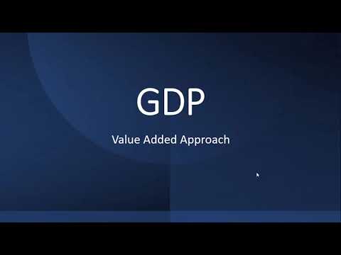 Video: Paano mo kinakalkula ang GDP gamit ang value added approach?