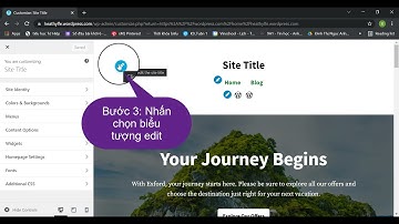 Chỉnh sửa tiêu đề hiển thị trang web trên Wordpress