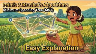 Minimum Spanning Tree (MST) algorithms explained in Tamil