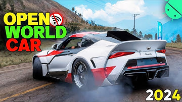 TOP 5 OFFLINE OPEN WORLD CAR DRIVING GAMEs for Android and iOS|| new games on 2024 || Apex Shakib||