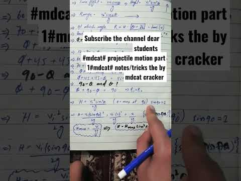 #mdcat# projectile motion