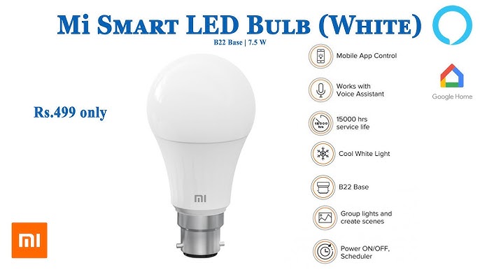Buy Mi Smart LED Bulb (Warm White) - Smart Bulb ▷ the best