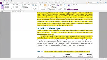 steady state error analysis part 1