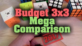 Budget 3x3 Mega Comparison - 2017 Edition