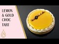Delicious Lemon & Gold Chocolate Tart (Full Recipe) | Kirsten Tibballs