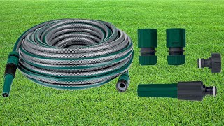 Parkside Garden Hose Set 30m Unboxing Testing