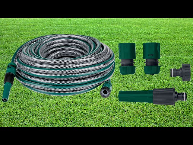 Parkside Garden Hose Set 30m Unboxing Testing 