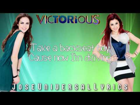 Liz Gillies & Ariana Grande - Give It Up (Lyrics on Screen) HD