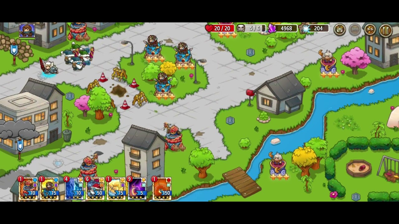 Crazy Defense Heroes - Urban Invasion 4 (Nightmare) 3⭐