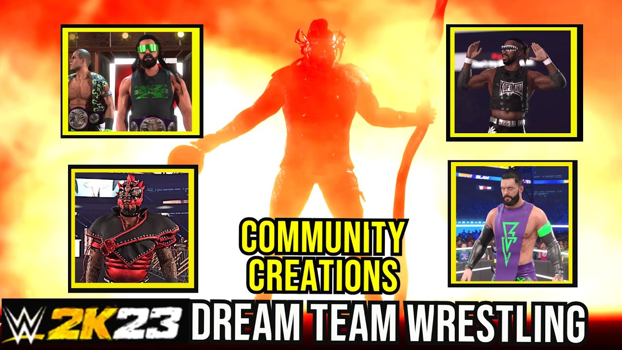 WWE 2K23 Community Creations *INSANE* 🔥DREAM TEAM WRESTLING🔥ALT ATTIRES - PART 4