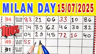 Milan day fix jodi 15-07-2025 | Milan day fix jodi | milan day open | Milan market |