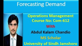 Demand Forecasting