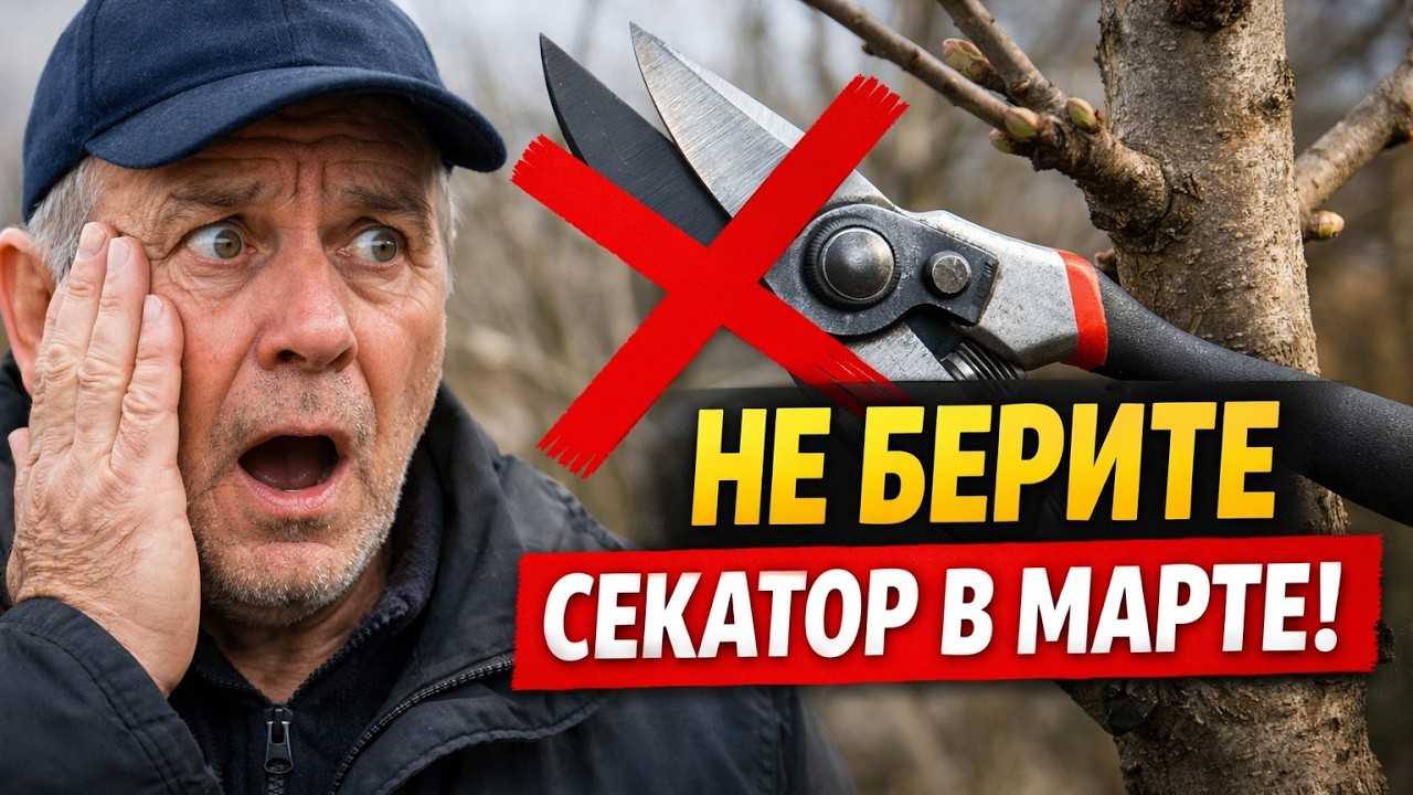 НЕ ТРОГАЙТЕ СЕКАТОР в Марте, Пока не Узнаете Эти Секреты Обрезки!