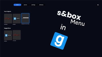 How to install S&box menu into gmod