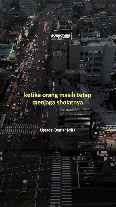 Jangan Tinggal kan Sholat | Ustadz Oemar Mita Lc