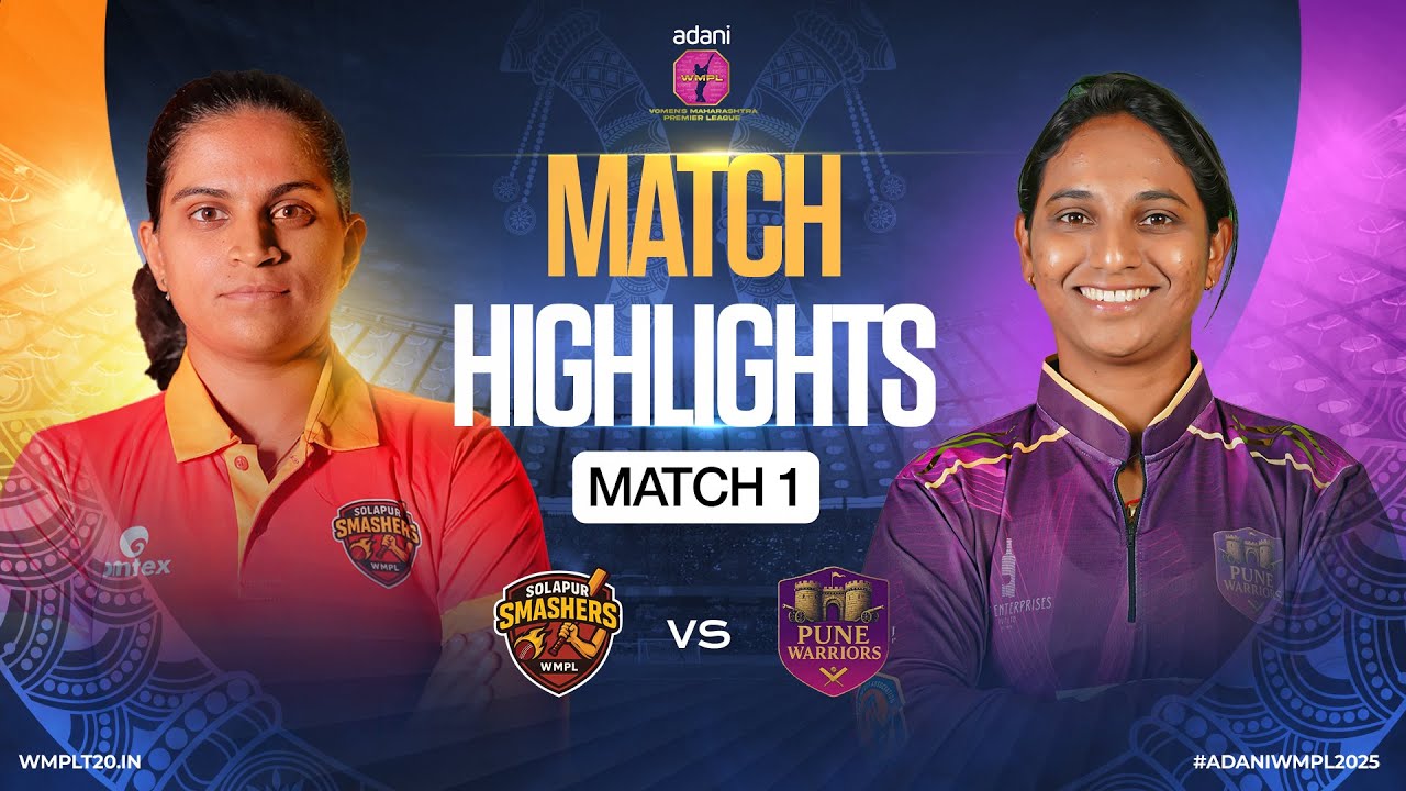 Pune Cruise Past Solapur in Opener | Match 1 Highlights | WMPL 2025